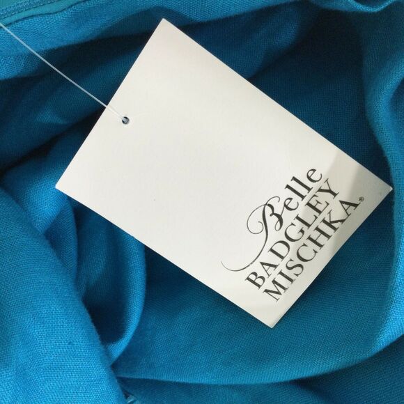 BELLE BADGLEY MISCHKA A-Line Fit & Flare ELLA Linen Dress Size 2 NWT - Picture 8 of 9